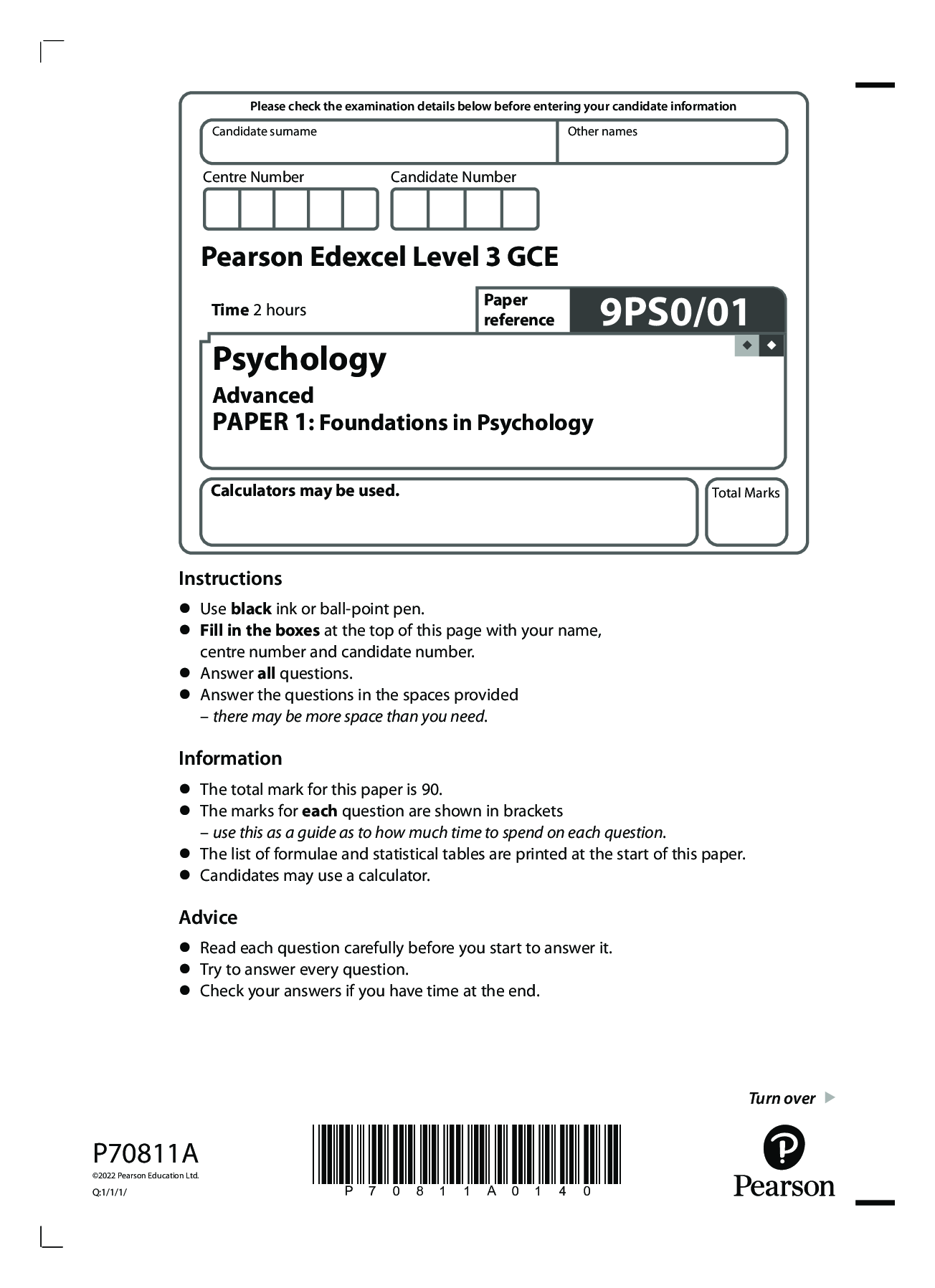 research methods in psychology a level past papers